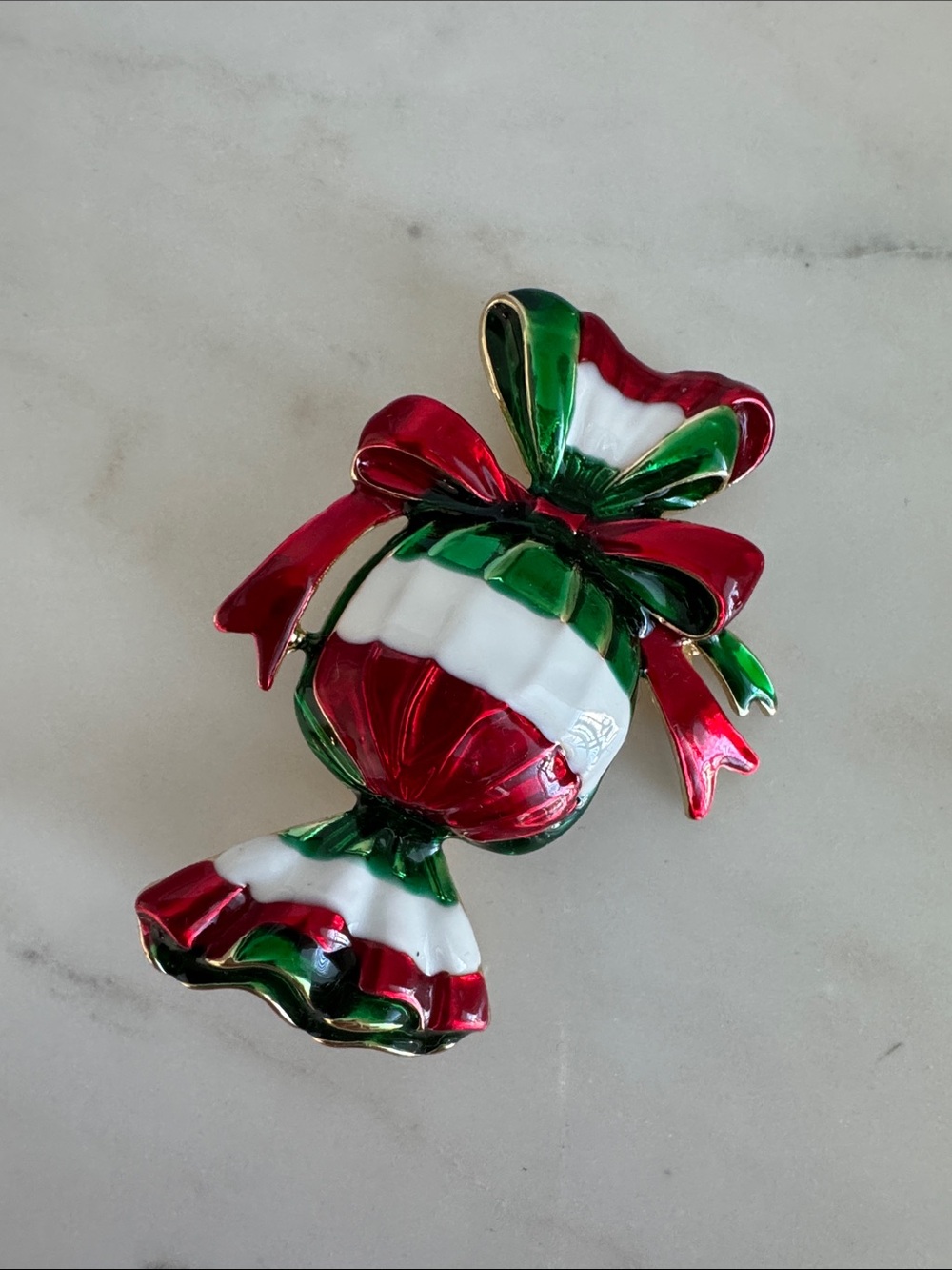 New! Candy Christmas Brooch